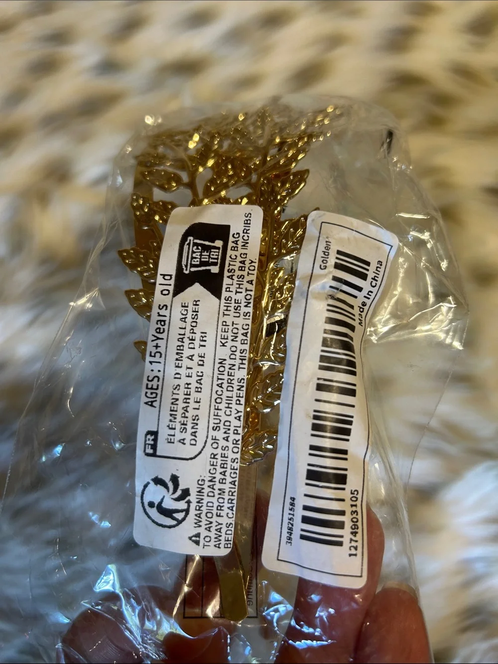 Gold Leaf Decorative Headband - Women Accessories